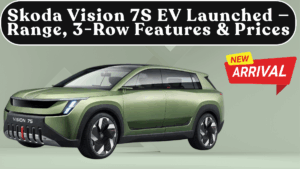 Skoda Vision 7S EV Launched — Range, 3-Row Features & Prices