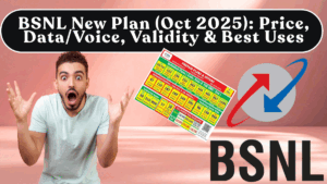 BSNL New Plan (Oct 2025): Price, Data/Voice, Validity & Best Uses