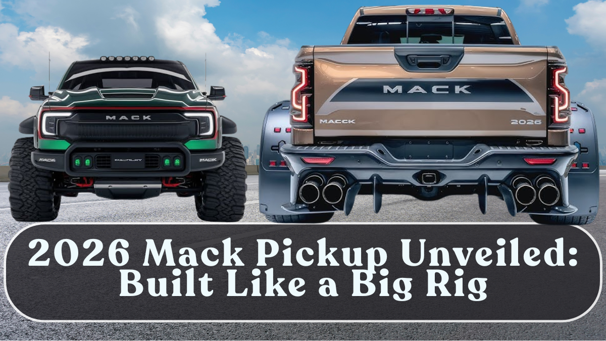 2026 Mack Pickup Unveiled: Built Like a Big Rig