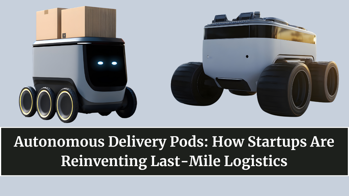 Autonomous Delivery Pods: How Startups Are Reinventing Last-Mile Logistics