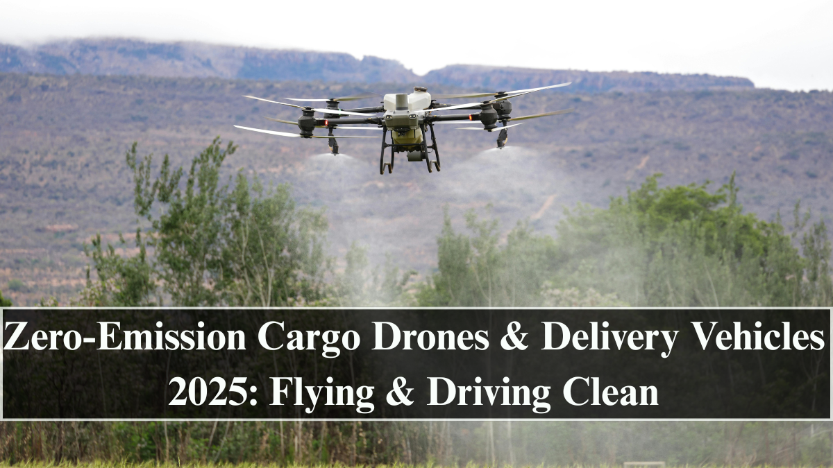 Zero-Emission Cargo Drones & Delivery Vehicles 2025: Flying & Driving Clean