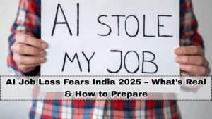AI Job Loss Fears India 2025 – What’s Real & How to Prepare