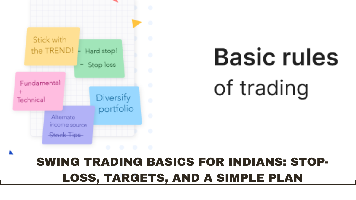 Swing Trading Basics for Indians: Stop-Loss, Targets, and a Simple Plan