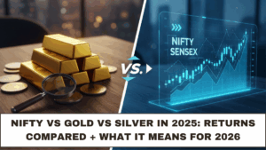 Nifty vs Gold vs Silver in 2025: Returns Compared + What It Means for 2026