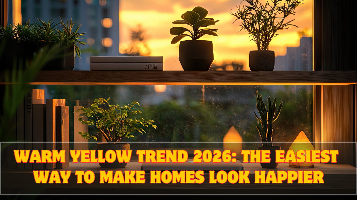 Warm Yellow Trend 2026: The Easiest Way to Make Homes Look Happier