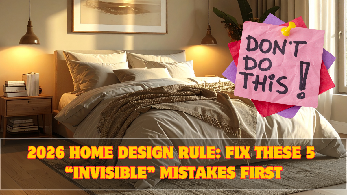 2026 Home Design Rule: Fix These 5 “Invisible” Mistakes First