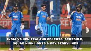 India vs New Zealand ODI 2026: Schedule, Squad Highlights & Key Storylines