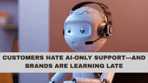 Customers Hate AI-Only Support—and Brands Are Learning Late