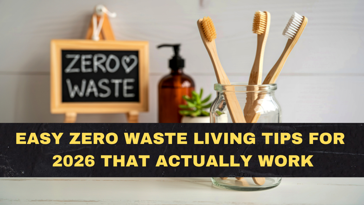 Easy Zero Waste Living Tips for 2026 That Actually Work