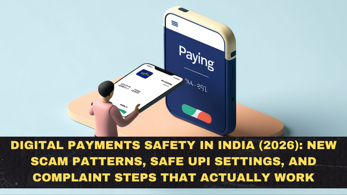 Digital Payments Safety in India (2026): New Scam Patterns, Safe UPI Settings, and Complaint Steps That Actually Work