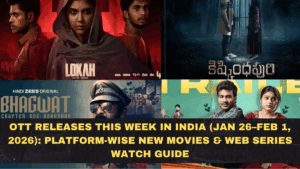 OTT Releases This Week in India (Jan 26–Feb 1, 2026): Platform-Wise New Movies & Web Series Watch Guide