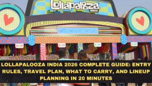 Lollapalooza India 2026 Complete Guide: Entry Rules, Travel Plan, What to Carry, and Lineup Planning in 20 Minutes