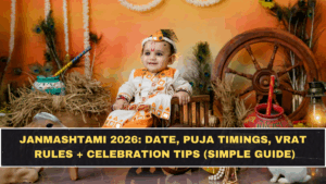 Janmashtami 2026: Date, Puja Timings, Vrat Rules + Celebration Tips (Simple Guide)