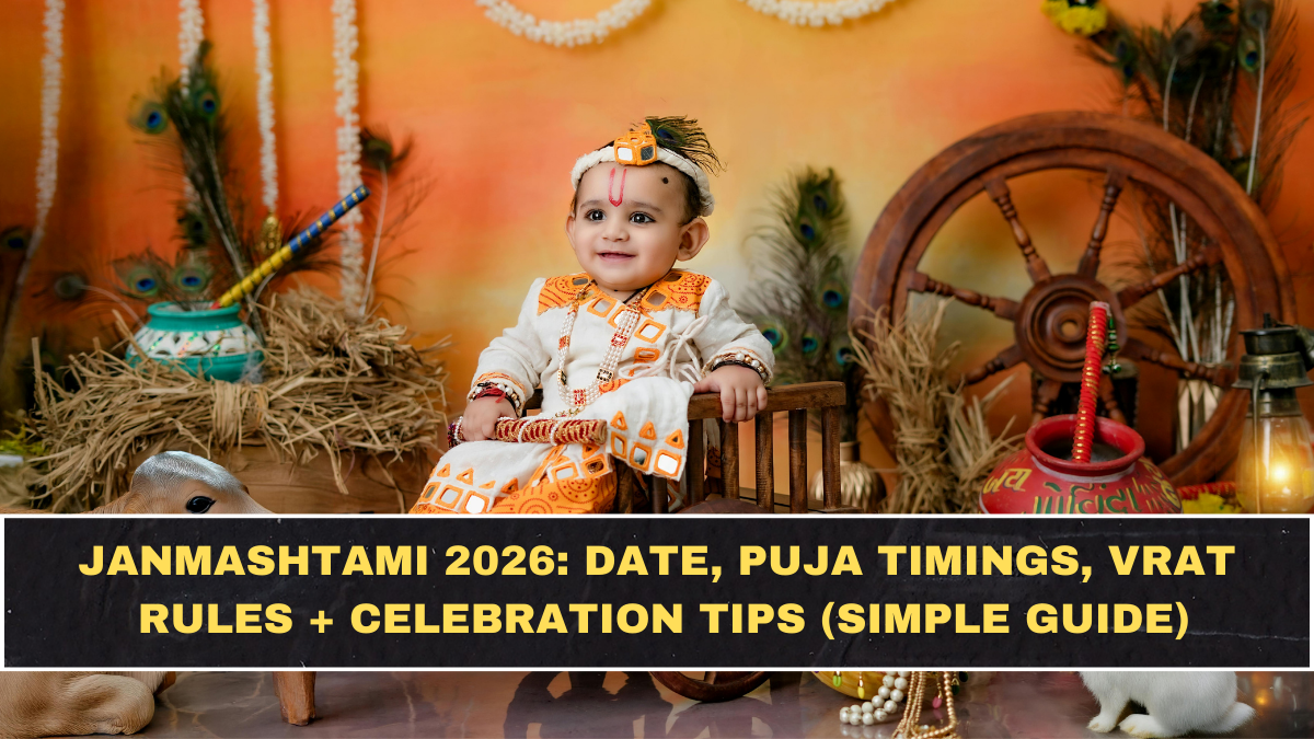 Janmashtami 2026: Date, Puja Timings, Vrat Rules + Celebration Tips (Simple Guide)
