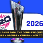 T20 World Cup 2026: The Complete Quick Guide (Schedule + Groups + Venues + How to Watch)