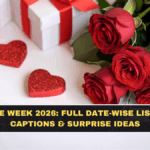 Valentine Week 2026: Full Date-Wise List + Ready Captions & Surprise Ideas