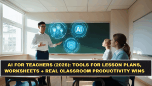 AI for Teachers (2026): Tools for Lesson Plans, Worksheets + Real Classroom Productivity Wins