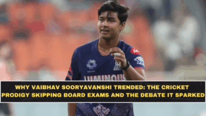 Why Vaibhav Sooryavanshi Trended: The Cricket Prodigy Skipping Board Exams and the Debate It Sparked