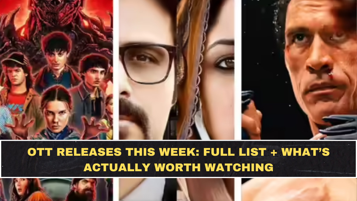 OTT Releases This Week: Full List + What’s Actually Worth Watching