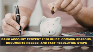 Bank Account Frozen? 2026 Guide: Common Reasons, Documents Needed, and Fast Resolution Steps