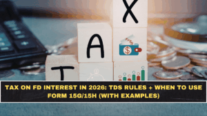 Tax on FD Interest in 2026: TDS Rules + When to Use Form 15G/15H (With Examples)