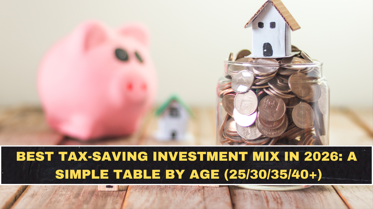 Best Tax-Saving Investment Mix in 2026: A Simple Table by Age (25/30/35/40+)