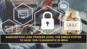 Subscription Leak Tracker (2026): The Simple System to Save ₹500–₹5,000/Month in India