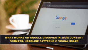 What Works on Google Discover in 2026: Content Formats, Headline Patterns & Visual Rules