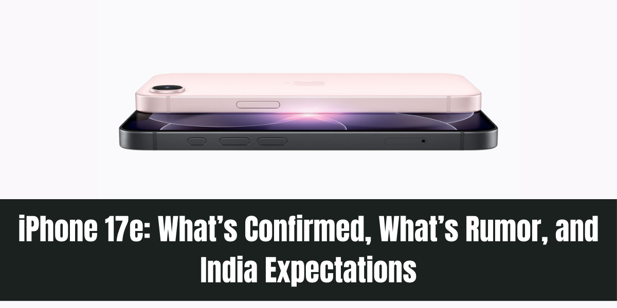 iPhone 17e: What’s Confirmed, What’s Rumor, and India Expectations