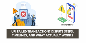 UPI Failed Transaction? Dispute Steps, Timelines, and What Actually Works