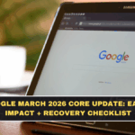 Google March 2026 Core Update: Early Impact + Recovery Checklist