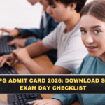 CUET PG Admit Card 2026: Download Steps + Exam Day Checklist