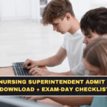 RRB Nursing Superintendent Admit Card: Download + Exam-Day Checklist