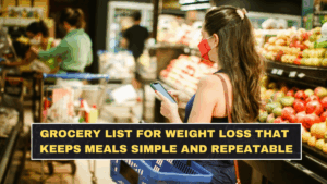 Grocery List for Weight Loss That Keeps Meals Simple and Repeatable