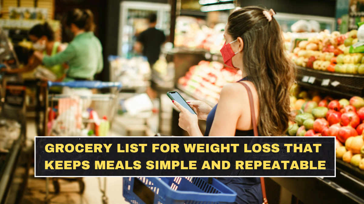 Grocery List for Weight Loss That Keeps Meals Simple and Repeatable