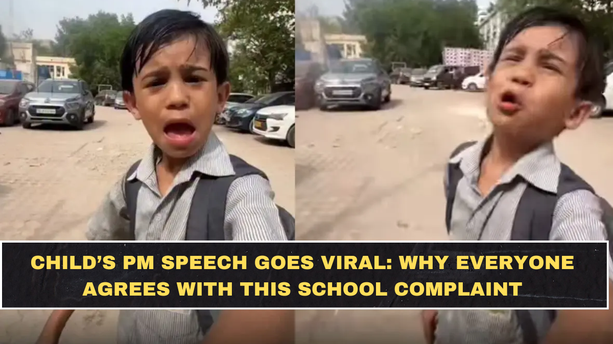 Child’s PM Speech Goes Viral: Why Everyone Agrees With This School Complaint