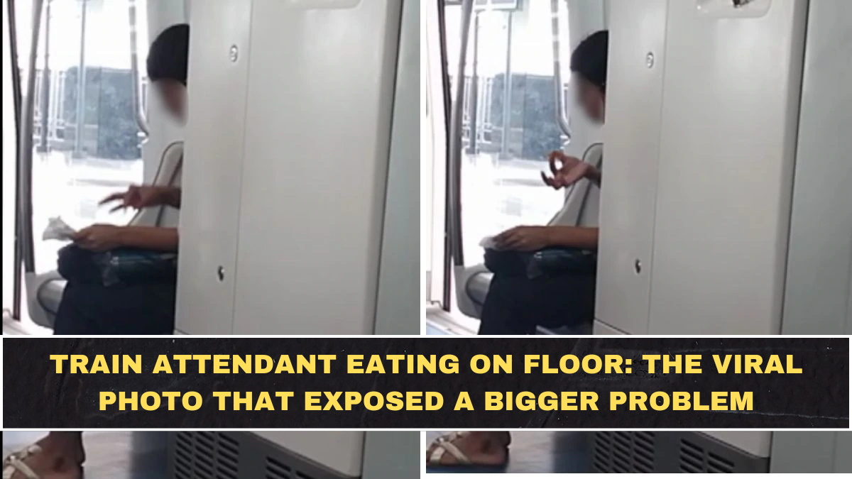 Train Attendant Eating on Floor: The Viral Photo That Exposed a Bigger Problem