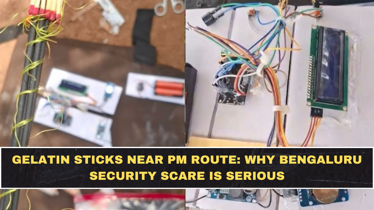 Gelatin Sticks Near PM Route: Why Bengaluru Security Scare Is Serious